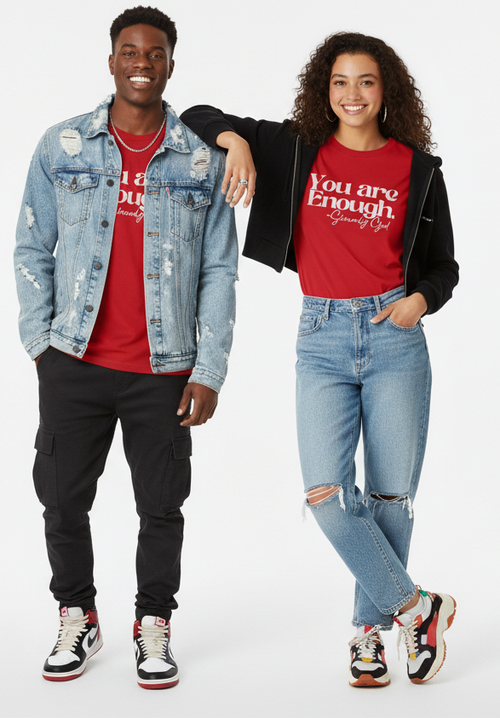 You are Enough  Red Tee